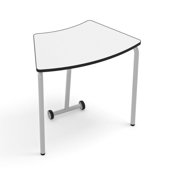 Einzeltisch mit 2 Rollen und klappbarer Tischplatte OCTA